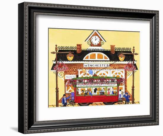 Winchester Train Station-Cheryl Bartley-Framed Giclee Print