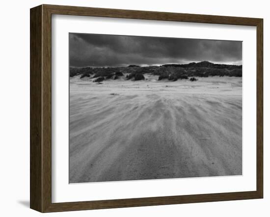 Wind Blown Sand on a Beach-Katrin Adam-Framed Photographic Print