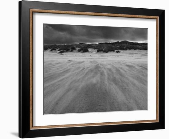 Wind Blown Sand on a Beach-Katrin Adam-Framed Photographic Print