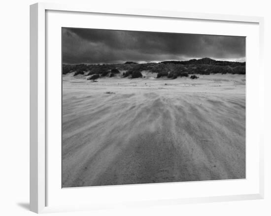 Wind Blown Sand on a Beach-Katrin Adam-Framed Photographic Print