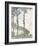 Wind Effect, Series of The Poplars 1891-Claude Monet-Framed Premium Giclee Print