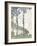 Wind Effect, Series of The Poplars 1891-Claude Monet-Framed Premium Giclee Print