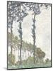 Wind Effect, Series of The Poplars 1891-Claude Monet-Mounted Premium Giclee Print