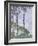 Wind Effect, Series of the Poplars, 1891-Claude Monet-Framed Giclee Print