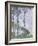 Wind Effect, Series of the Poplars, 1891-Claude Monet-Framed Giclee Print