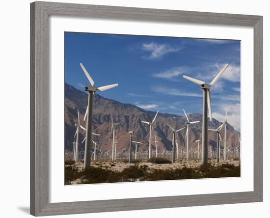 Wind Farm, Palm Springs, California, United States of America, North America-Sergio Pitamitz-Framed Photographic Print