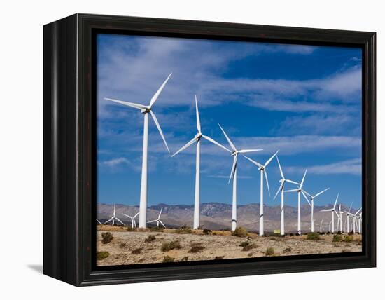 Wind Farm, Palm Springs, California, United States of America, North America-Sergio Pitamitz-Framed Premier Image Canvas