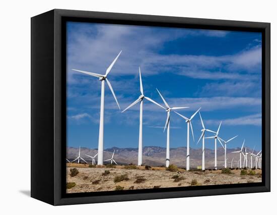 Wind Farm, Palm Springs, California, United States of America, North America-Sergio Pitamitz-Framed Premier Image Canvas