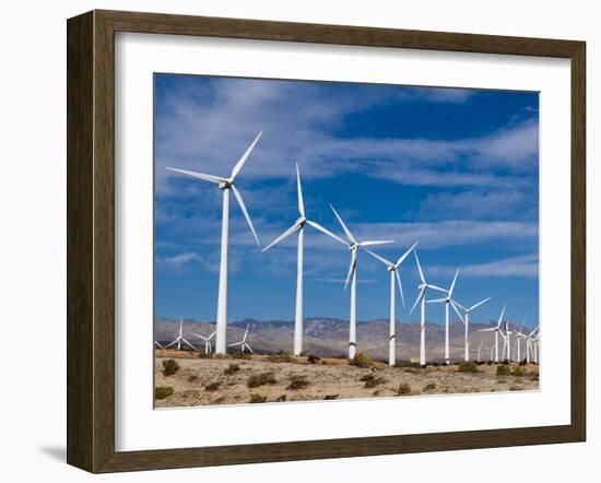 Wind Farm, Palm Springs, California, United States of America, North America-Sergio Pitamitz-Framed Photographic Print