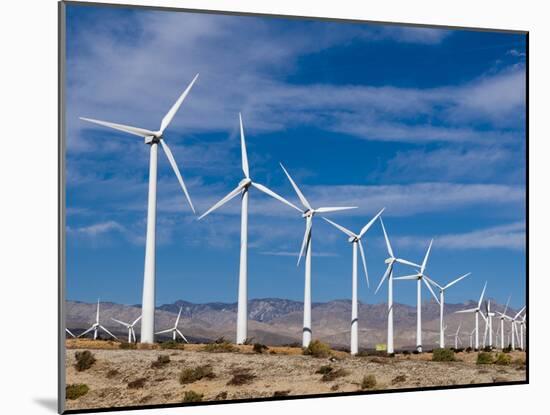 Wind Farm, Palm Springs, California, United States of America, North America-Sergio Pitamitz-Mounted Photographic Print