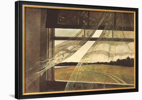 Wind from the Sea-Andrew Wyeth-Framed Art Print