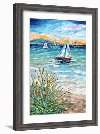 Wind in My Sail I-Carolee Vitaletti-Framed Art Print