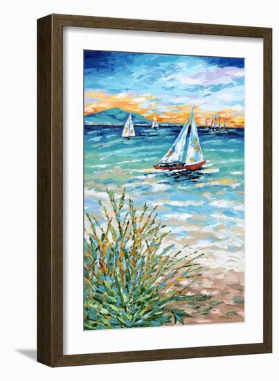 Wind in My Sail I-Carolee Vitaletti-Framed Art Print