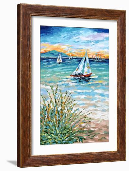 Wind in My Sail I-Carolee Vitaletti-Framed Art Print