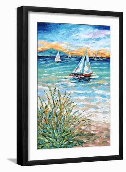 Wind in My Sail I-Carolee Vitaletti-Framed Art Print