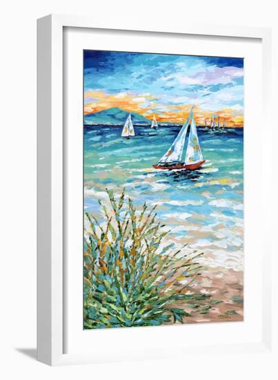 Wind in My Sail I-Carolee Vitaletti-Framed Art Print