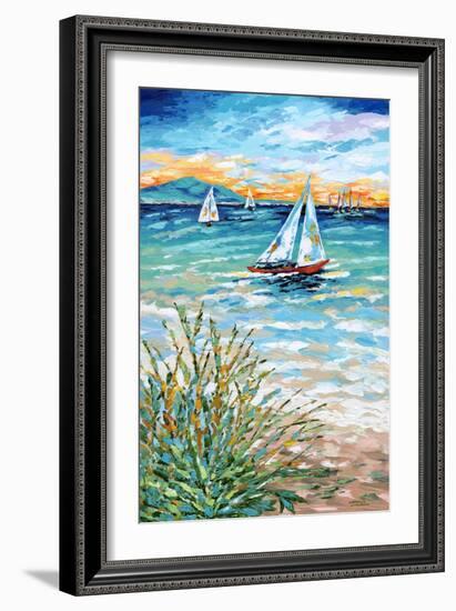 Wind in My Sail I-Carolee Vitaletti-Framed Art Print