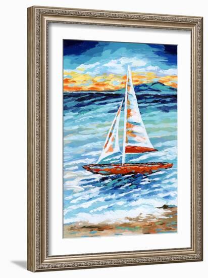 Wind in My Sail II-Carolee Vitaletti-Framed Art Print