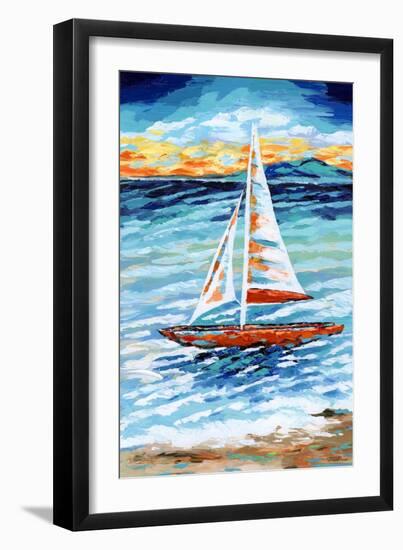 Wind in My Sail II-Carolee Vitaletti-Framed Art Print