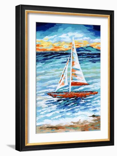 Wind in My Sail II-Carolee Vitaletti-Framed Art Print