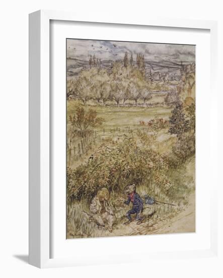 Wind in the Willows-Arthur Rackham-Framed Photographic Print