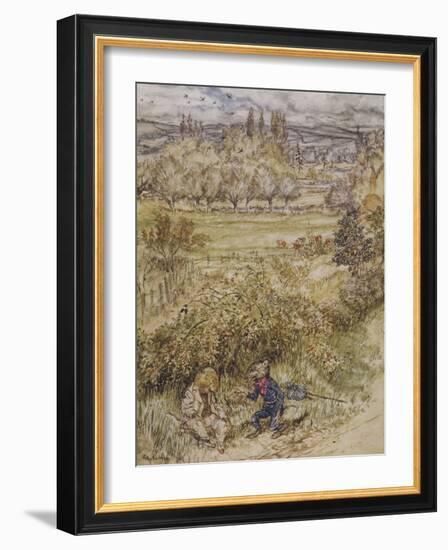 Wind in the Willows-Arthur Rackham-Framed Photographic Print