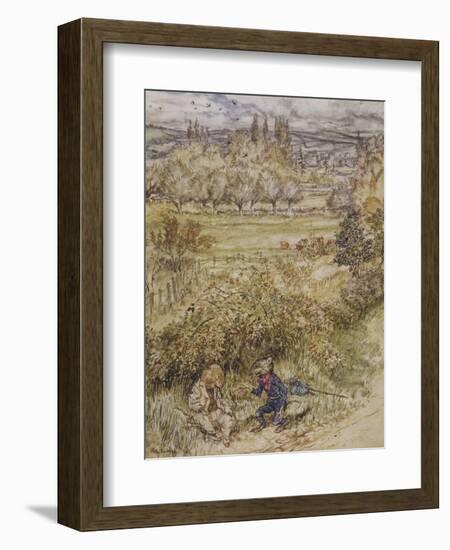 Wind in the Willows-Arthur Rackham-Framed Photographic Print