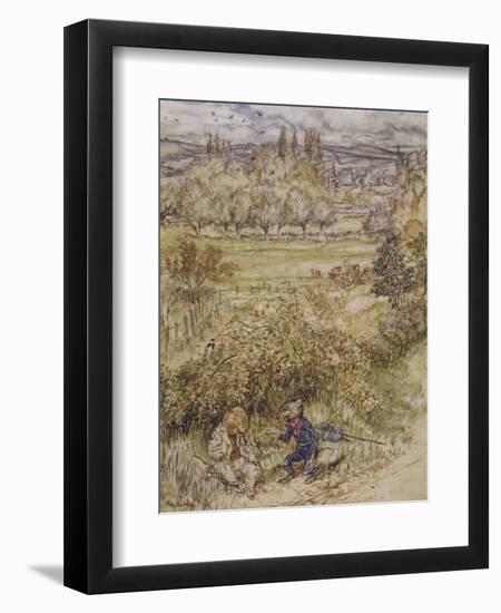 Wind in the Willows-Arthur Rackham-Framed Photographic Print