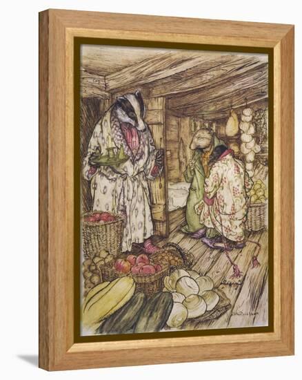 Wind in the Willows-Arthur Rackham-Framed Premier Image Canvas