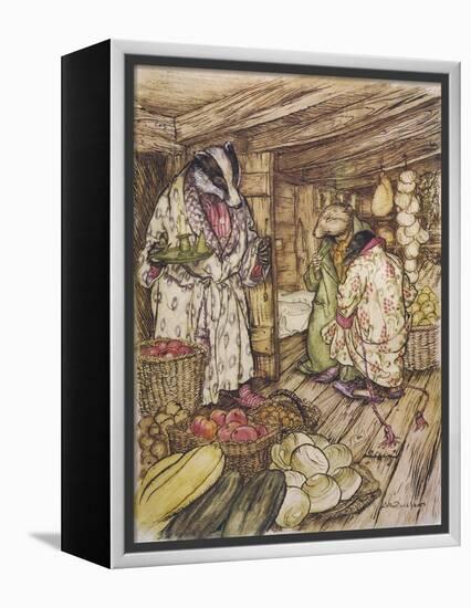 Wind in the Willows-Arthur Rackham-Framed Premier Image Canvas