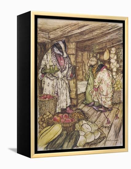 Wind in the Willows-Arthur Rackham-Framed Premier Image Canvas