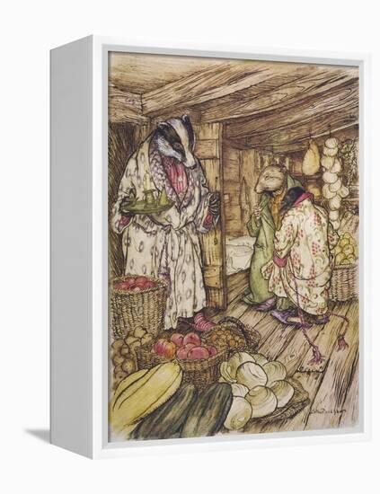 Wind in the Willows-Arthur Rackham-Framed Premier Image Canvas