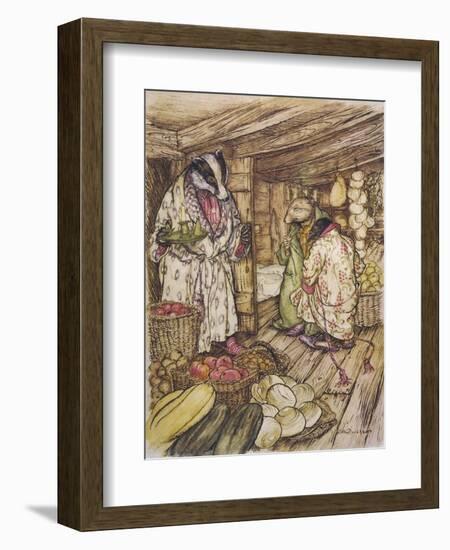 Wind in the Willows-Arthur Rackham-Framed Photographic Print