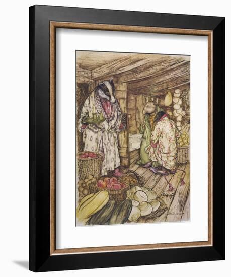 Wind in the Willows-Arthur Rackham-Framed Photographic Print