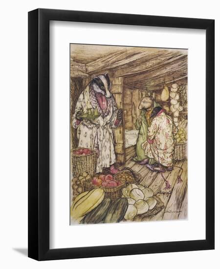 Wind in the Willows-Arthur Rackham-Framed Photographic Print