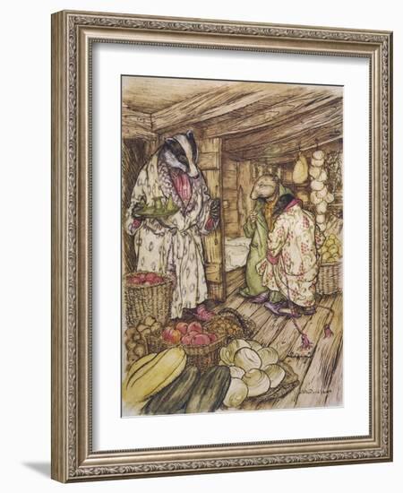 Wind in the Willows-Arthur Rackham-Framed Photographic Print