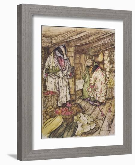 Wind in the Willows-Arthur Rackham-Framed Photographic Print