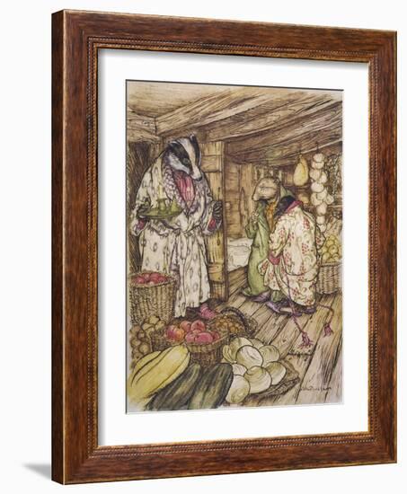 Wind in the Willows-Arthur Rackham-Framed Photographic Print