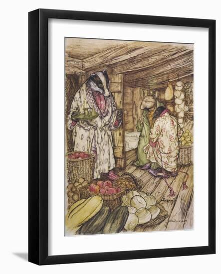 Wind in the Willows-Arthur Rackham-Framed Photographic Print