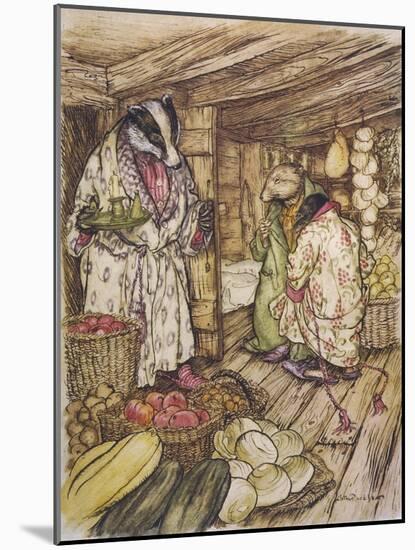 Wind in the Willows-Arthur Rackham-Mounted Photographic Print