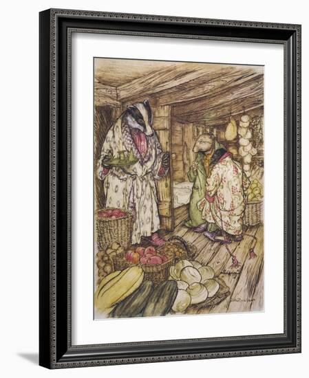 Wind in the Willows-Arthur Rackham-Framed Photographic Print