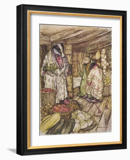 Wind in the Willows-Arthur Rackham-Framed Photographic Print