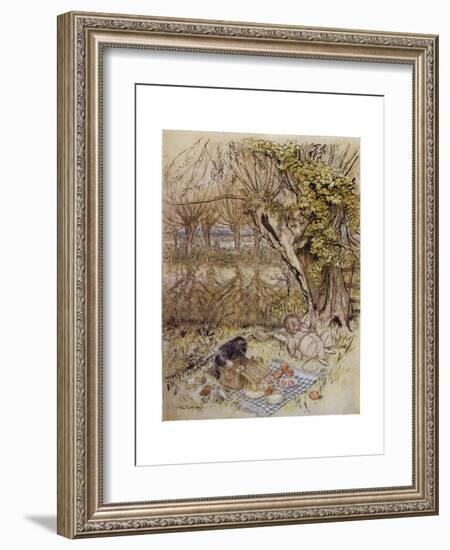 Wind in Willows, Grahame-Arthur Rackham-Framed Giclee Print