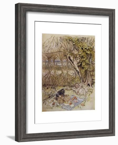 Wind in Willows, Grahame-Arthur Rackham-Framed Giclee Print