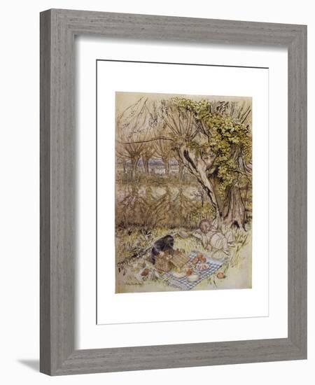 Wind in Willows, Grahame-Arthur Rackham-Framed Giclee Print