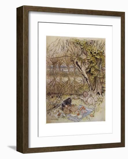 Wind in Willows, Grahame-Arthur Rackham-Framed Giclee Print