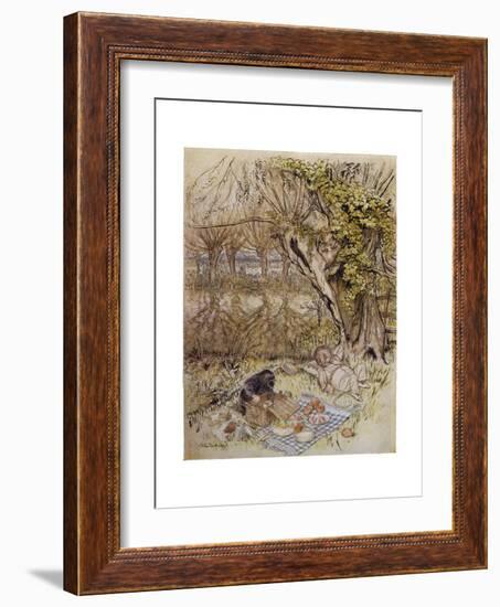 Wind in Willows, Grahame-Arthur Rackham-Framed Giclee Print