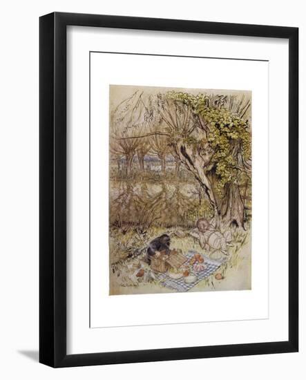 Wind in Willows, Grahame-Arthur Rackham-Framed Giclee Print