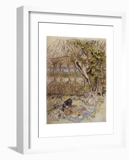 Wind in Willows, Grahame-Arthur Rackham-Framed Giclee Print