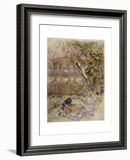 Wind in Willows, Grahame-Arthur Rackham-Framed Giclee Print